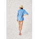 Carve Designs Dylan Gauze Tunic - Womens, Bluebay Stripe, Large, TWTC52-545-LG
