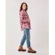 Carve Designs Fairbanks Supersoft Shirt - Womens, Brick Plaid, Extra Small, TKSS70-633-XS