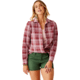 Carve Designs Fairbanks Supersoft Shirt - Womens, Brick Plaid, Extra Small, TKSS70-633-XS