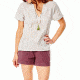 Carve Designs Haven Top - Women's-Light Grey Mist-Large