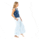 Carve Designs Insley Loose Cropped Pant - Womens, Sky Stripe, Small/Medium, PTLC49-904-SM