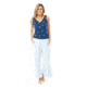Carve Designs Insley Loose Cropped Pant - Womens, Sky Stripe, Small/Medium, PTLC49-904-SM