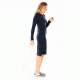 Carve Designs Jones Longsleeve Dress - Women's-Black-Large, DRBS11-001-LG