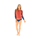 Carve Designs Kona Rashguard - Womens, Sangria, Small/Medium, RGBO33-627-SM