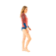 Carve Designs Kona Rashguard - Womens, Sangria, Extra Small, RGBO33-627-XS