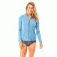 Carve Designs Lake Sunshirt, Womens, Water Stripe, SM, RGLS13-977-SM