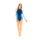 Carve Designs Madeline One Piece - Womens, Dusk Mariner, Extra Large, BFBZ29-509-XL