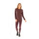 Carve Designs Maywood Long Sleeve Tee - Womens, Merlot, Extra Small, TLNV35-621-XS