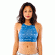 Carve Designs Sanitas Reversible Top, Olive Triangles / Shibori, SM, BTGA35-361-SM
