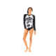Carve Designs Sunset Rashguard - Womens, Tropics, Extra Large, RGSU14-028-XL