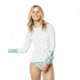 Carve Designs Sunset Rashguard - Womens, White, Medium, RGCK62-133-MD