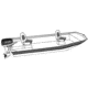 Carver Styled To Fit Open Jon Boat Cover, 12ft6in Length x 58in Width, 74200P-10