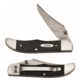 Case 101265LC SS Smooth Black G-10 Mid-Folding Hunter w/Belt Clip,4in closed 06245