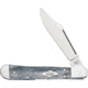 Case Mini Copper Lock Folding Clip Point/Spey Folding Knife, 2.73 in Blade, Tru-Sharp Stainless, Plain, Grey, 34201