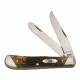 Case 6254 SS Autumn Bone Trapper Folding Knife,4.125in closed 51378