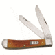 Case 6254 SS Persimmon Orange Bone Trapper Folding Knife,4.125in closed 16061