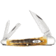 Case Seahorse Whittler Folding Knife, 2.33/1.45/1.49in, Tru-Sharp Surgical Steel, Wharncliffe/Pen/Coping Blades, Bonestag Handle, 65347