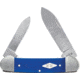 Case Canoe Blue G10 Folding Knife, 3.63in Closed, 2.6in/1.97in, Satin Spear/Pen Blades, Blue G10 Handle, 16753