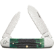 Case Ducks Unlimited Canoe Folding Knife,Hunter Green,Jigged Bone Handle CA7304