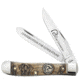 Case Ducks Unlimited Gift Set - Embellished Smooth Natural Bone Trapper Blade, 6254 SS in Jewel Box, 07306