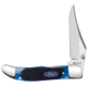 Case Ford Kickstart Folding Knife, 2.9in Blade, Overall 7in, Tru-Sharp Stainless Steel, Mid-Folding Hunter Clip, Blue Bone, Kickstart Mid-Folding Hunter, 14321