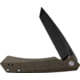 Case Kinzua Framelock Brown 3.75 in Folding Knife, 64634