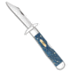 Case Knives Case Knives Cheetah Cub Knife 3.5" Blue Sycamore Wood 711 1/2L SS 63738, Blue, Tru-Sharp, adult, BHQ-228432