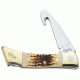Case Large Lockback XX-Changer Amber With Guthook 00110