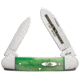 Case Limited XX Edition Series XX XXXIV Bright Green Bone Smooth Canoe Blade, 62131 SS, 11766