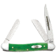 Case Limited XX Edition Series XX XXXIV Bright Green Bone Smooth Medium Stockman Blade, 6318 SS, 11767