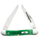 Case Limited XX Edition Series XX XXXIV Bright Green Bone Smooth Muskrat Blade, MUSKRAT SS, 11768