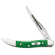 Case Limited XX Edition Series XX XXXIV Bright Green Bone Smooth Small Texas Toothpick Blade, 610096 SS, 11763