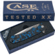 Case Marilla Blue CF Folding Knife, 4.75in Closed, 3.75in Stonewash S35VN Stainless Steel Blade, Black/Blue Carbon Fiber Handle w/ Black Aluminum Back Handle, 25895