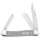 Case Medium Stockman Folding Knife, 3.625in, 4318 SS, Sheepsfoot/Spey Blades, Gray, 32591
