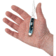 Case Peanut Mediterranean Blue Folding Knife, 2.88in Closed, Mirror Clip/pen Blades, Pocket Worn Mediterranean blue Jigged Bone Handle, 51858