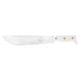 Case Astronaut Knife M-1, High Carbon Stainless Steel Fixed Blade, Smooth White Synthetic Handle, 17in overall, 12019