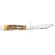Case Cheetah Folding Knife, 4.38 in, Tru-Sharp Surgical Steel, Case 6.5 BoneStag Handle, 65319