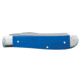 Case Mini Trapper Folding Knife, 3.5 in, Tru-Sharp Surgical Steel, Blue G-10 Handle, 16741