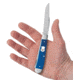 Case Trapper Folding Knife, 4.13 in, Tru-Sharp Surgical Steel, Blue G-10 Handle, 16740