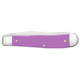 Case Trapper Folding Knife, 4.13 in, Tru-Sharp Surgical Steel, Ichthus Purple Synthetic Handle, 39160