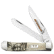 Case Sportsman Series - Embellished Smooth Natural Bone Trapper Blade, 6254 SS - Elk, 50438
