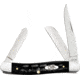 Case Stockman Jigged Buffalo Folding Knife, 3.63in Closed, Mirror Clip/Sheepsfoot/Spey Blades, Jigged Buffalo Horn Handle, 65028
