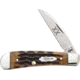 Case Sway Back Heritage Molasses Folding Knife,Stainless Steel,Standard Edge,Wharncliffe,Mirror Polish,Brown,Dark Molasses Heritage Jigged Bone Handle, 31637