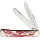Case Trapper Peppermint Folding Knife,Stainless Steel,Clip and Spey,Peppermint,Corelon Handle CAS9254PM