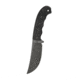 Case Winkler Fixed Blade Knife, 4.5in, 80CRV2, Hambone Blade, Caswell Finish, Winkler Black Textured Rubber Handle, Case Winkler Hambone, 43178