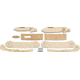 Case Wooden Knife Kit CA12131C