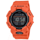 Casio G-Shock Mens Digital Movement Watch, 52 mm Case Diameter, Resin, Red, Bio-based Resin, GD-010-4CR