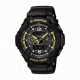 Casio G Shock Tough Solar Aviation Watch, BLK/YLW, small GW3500B-1A