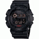 Casio Tactical Military Series G-Shock GD120 Auto LED Watch, Black GD120MB-1