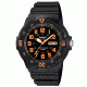 Casio Outdoor ANALOG FIELD WATCH-MILITARY VERSION-ORANGE-BLK BEZEL, Black MRW200H-4BV